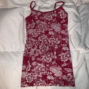 Aeropostale Girls Red/White Floral Cami